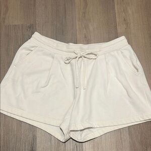 Women's White Casual Shorts